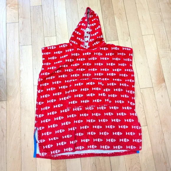 Frugi Swim Frugi Hooded Towel With Fish Poshmark